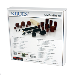 Kompetná brúsna súprava Total Sanding Kit-KIRJES 101
