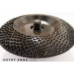 Rašpľa kotúčová sekaná s  OSTRÝM krajom-125 mm