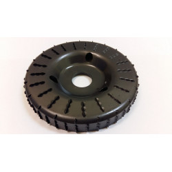 Valcová rašpľa 120mm s prelisovaným obvodom T43 120/20 × 22,2 mm