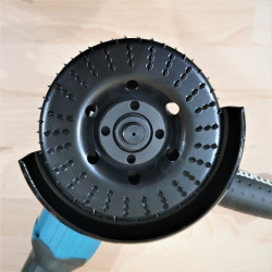 Valcová rašpľa 120mm s prelisovaným obvodom T43 120/20 × 22,2 mm