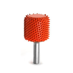 Biax sculptura lemn SABURR - Cap cilindric rotunjit