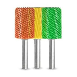 Ihličková rašpľa do priamej brúsky - Valec činné čelo Saburrtoth USA