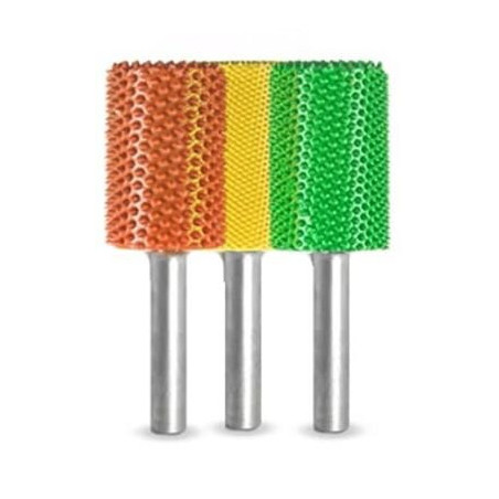 Ihličková rašpľa do priamej brúsky - Valec činné čelo Saburrtoth USA