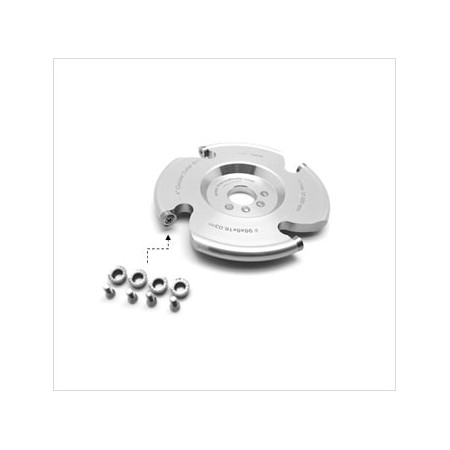 3 zubá fréza s 12mm guľatým profilom priemer 98 mm