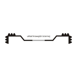 Valcová rašpľa 120mm s prelisovaným obvodom T43 120/20 × 22,2 mm